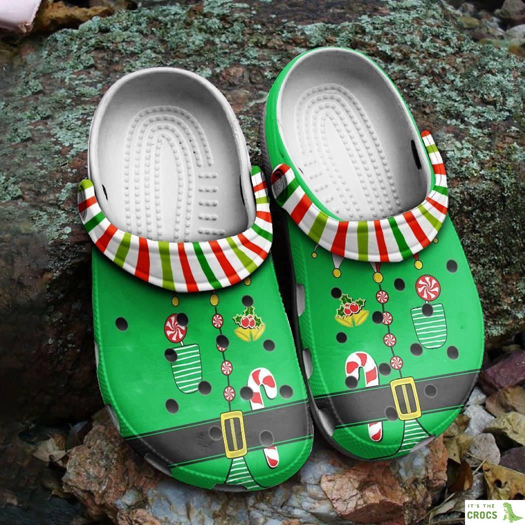 Elf Slippers Christmas Personalized Classic Crocs Unique Gift Men Women Kid