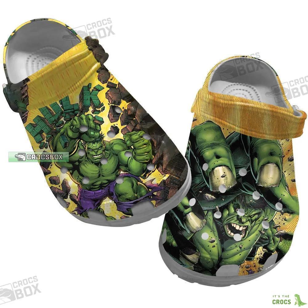 Emerald Smashers Hulk Crocs Shoes