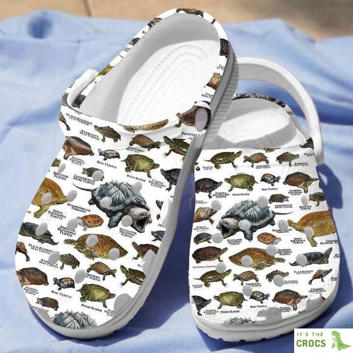 Freshwater Turtles Of The Southeastern US Crocs Classic Clogs Shoes