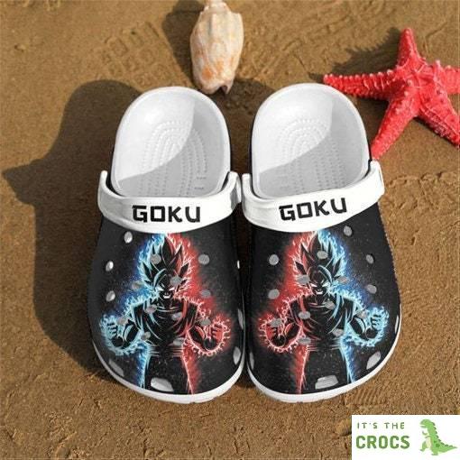 Goku Dragon Ball Rubber Crocs Shoes Clogs Unisex Footwear, Crocbland Clog Gifts For Men Women, Gift Birthday
