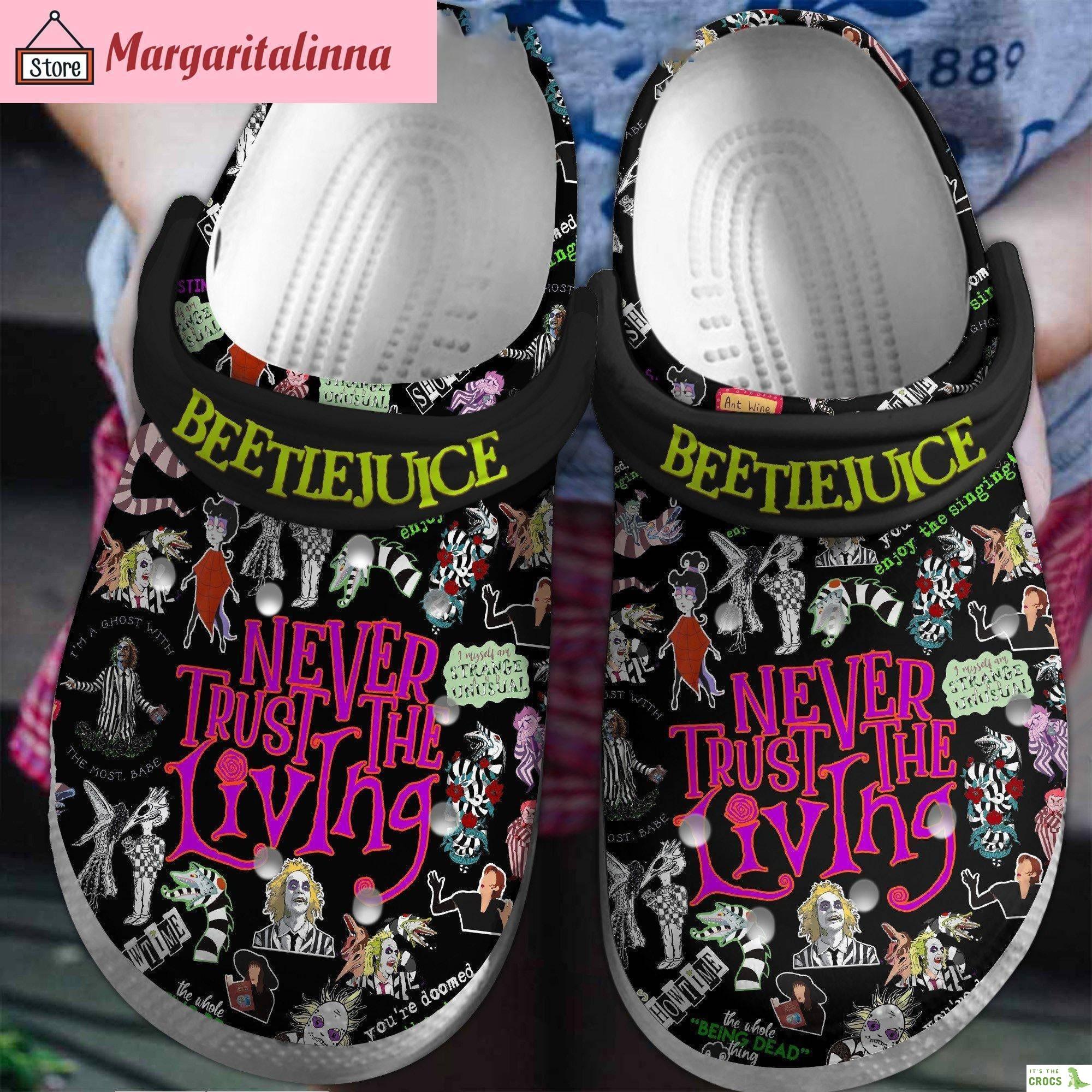 Halloween Beetlejuice Summer Sandals Horror Movie Women Design Shoes