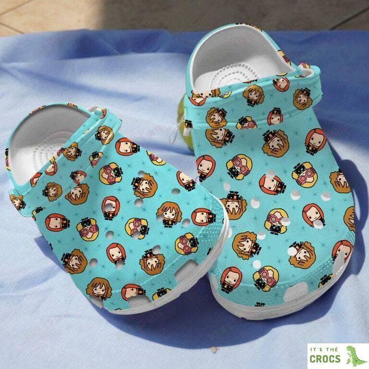 Harry Potter Kawaii Girl Adults Kids Crocs Shoes Crocband Clog For Men Women, Gifts For Adults Kids, Gift Birthday