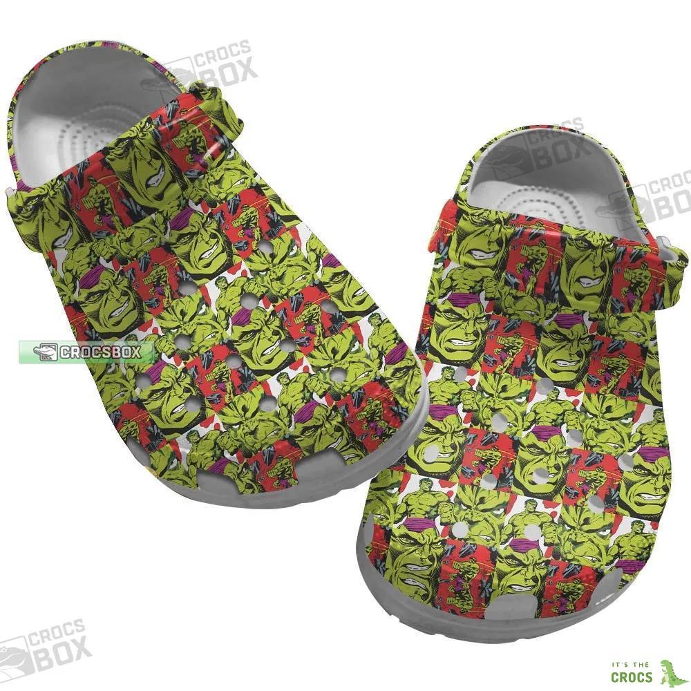 Hulk Comic Themed Crocs Shoes