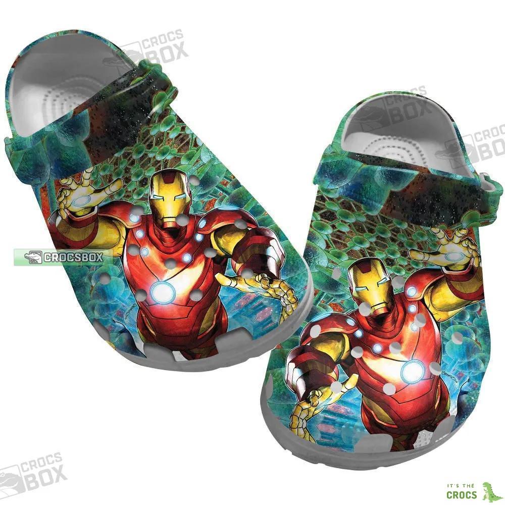 Iron Man Avengers Comic Crocs Adults