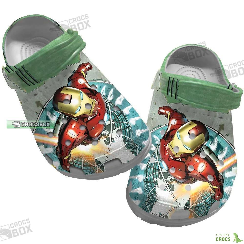 Iron Man Comic Crocs Kids