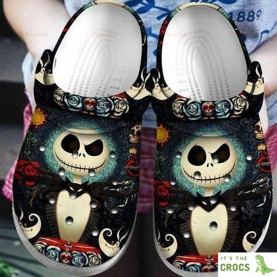 Jack Skellington Crocs The Nightmare Before Christmas Gift, Clog Gifts For Men Women, Gift Birthday