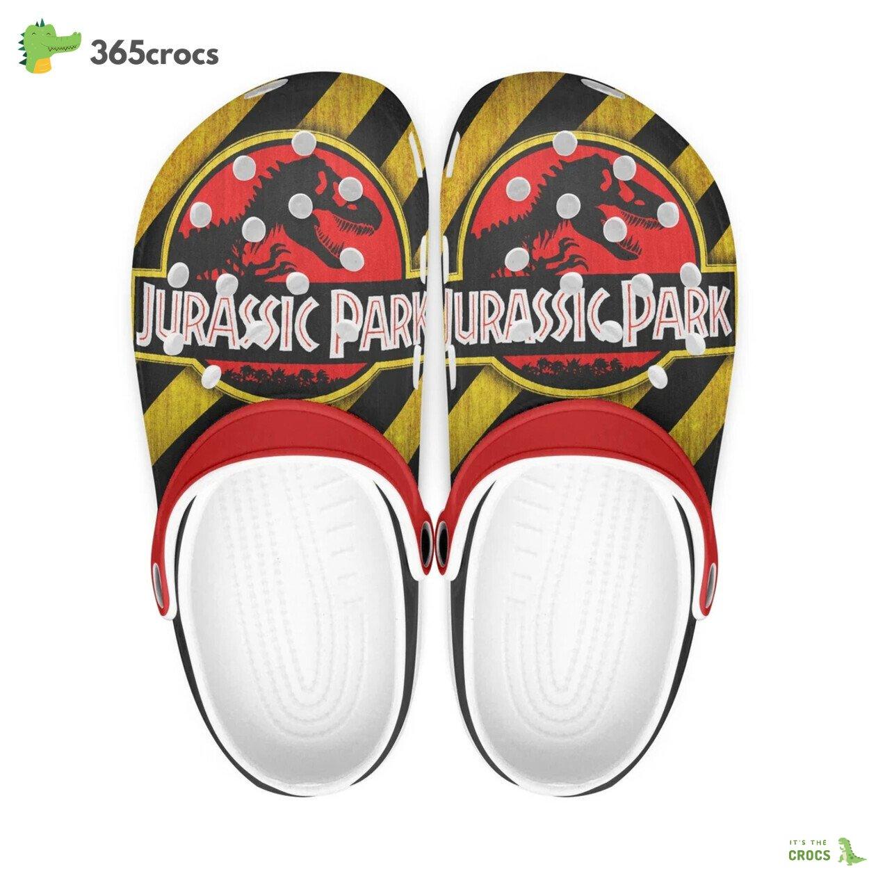 Jurassic Park Jurassic World Movie Crocs Shoes Clogs Custom Name