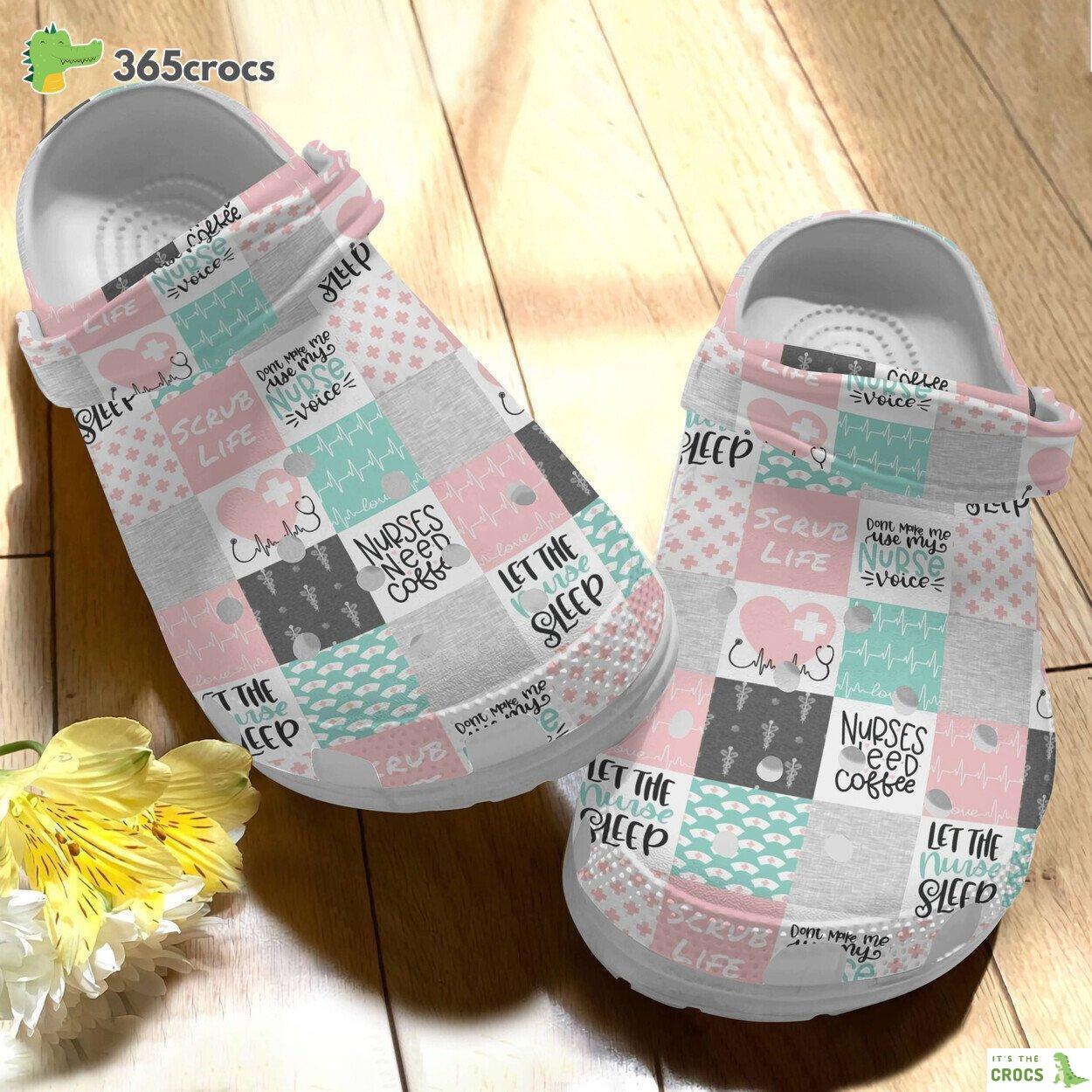 Let Nurse Sleep Need Coffee Classic Clogs Gift Mother Sister Daughter