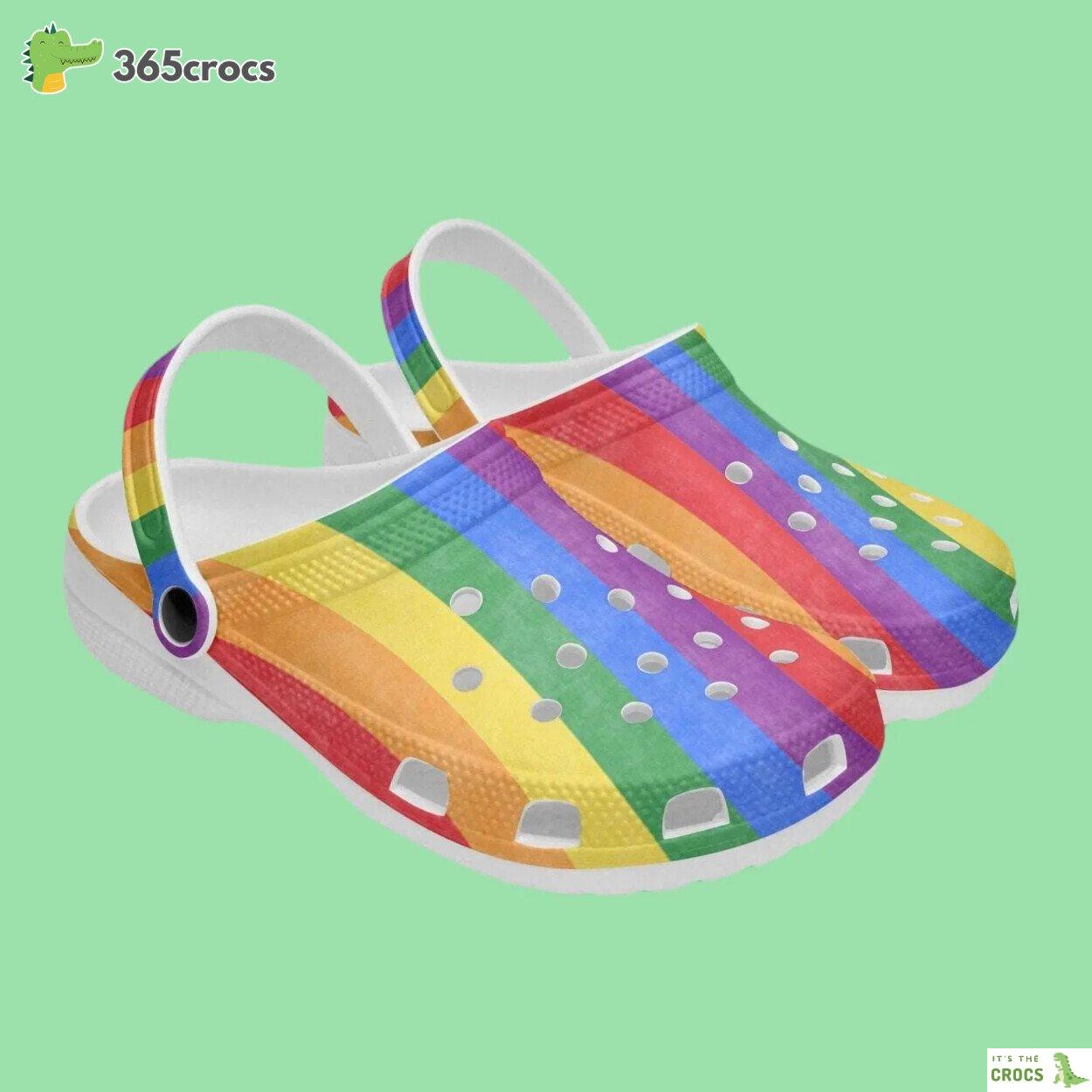 LGBT Pride Month Custom Name Comfort Footwear Classic Clog Design