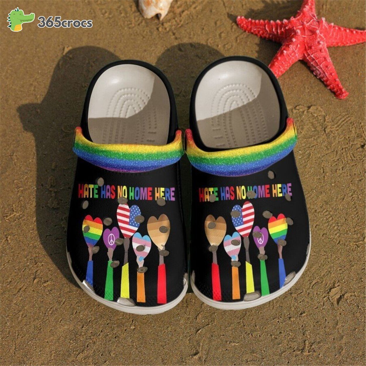 LGBT Pride Month Unique Design Custom Name Comfortable Clog Shoes Special