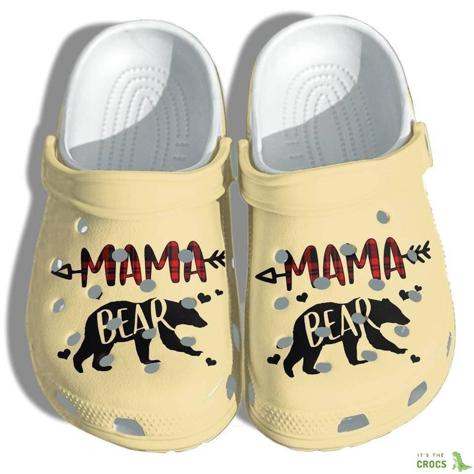 Mama Bear Crocs Clog Shoes – Funny Cute Crocs Clog Shoes Gifts For Wife Mothers Day 2021