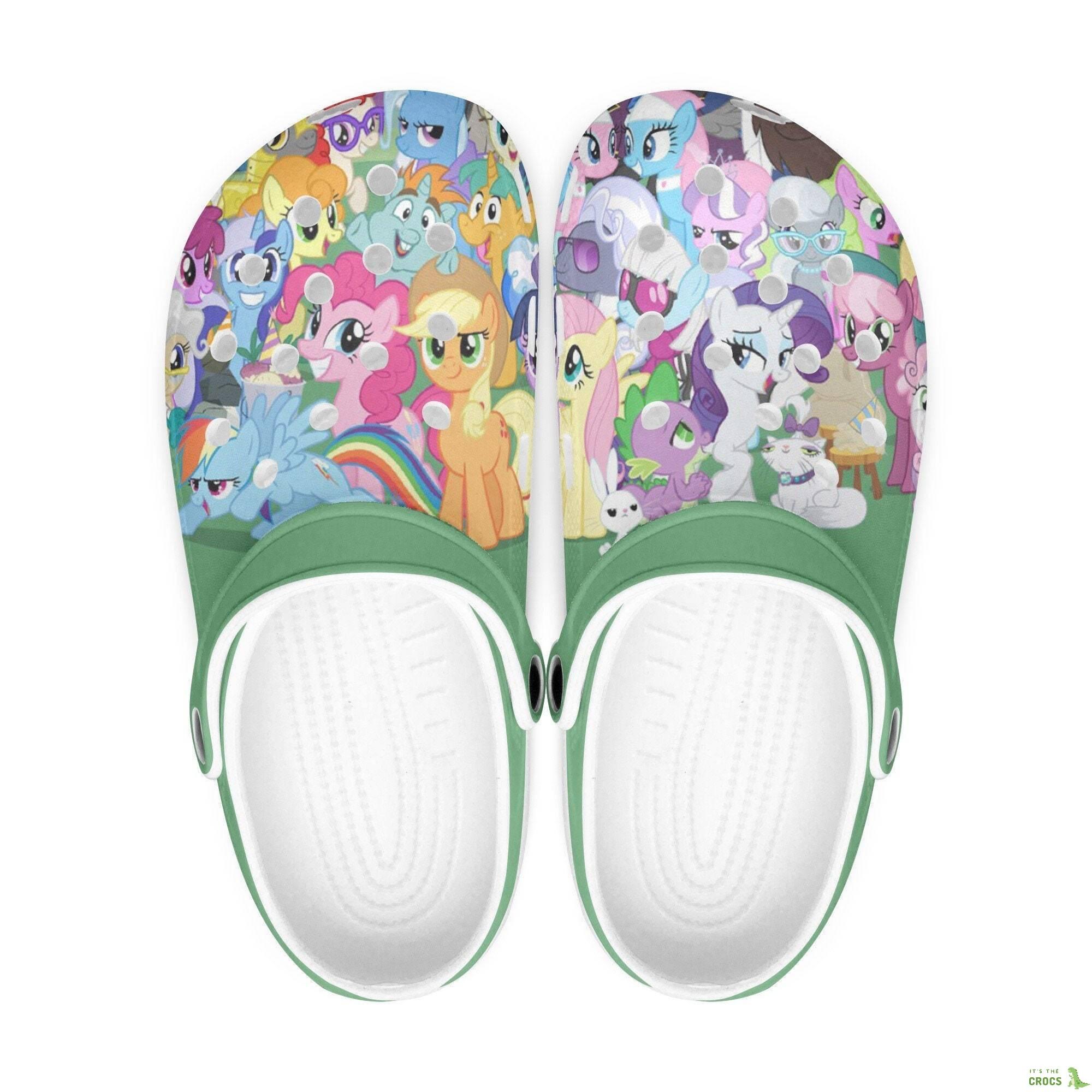 My Little Pony Clogs, Dash, Flip Flops. Birthday Gift. Custom Clogs For Men, Women And Kids