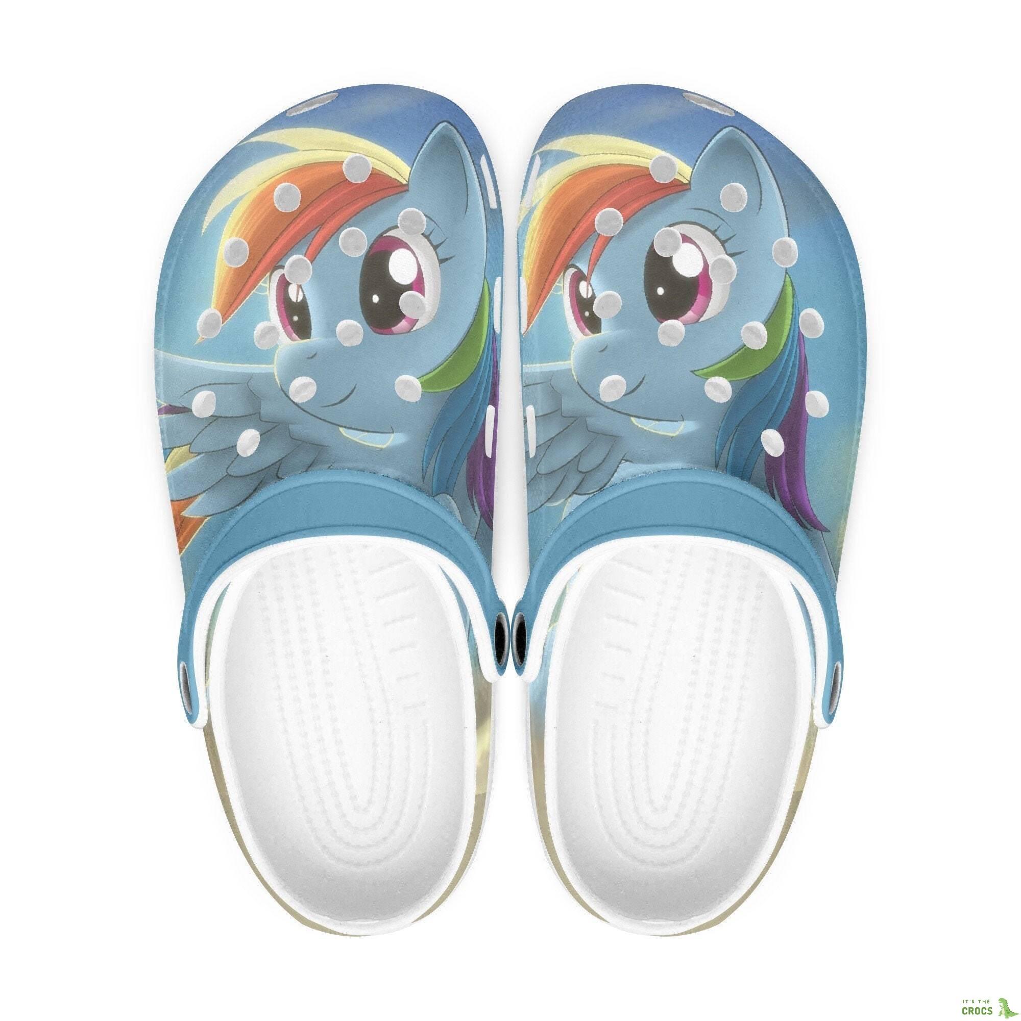 My Little Pony Clogs, Dash Looks Like Crocs Shoes, Women And Kids