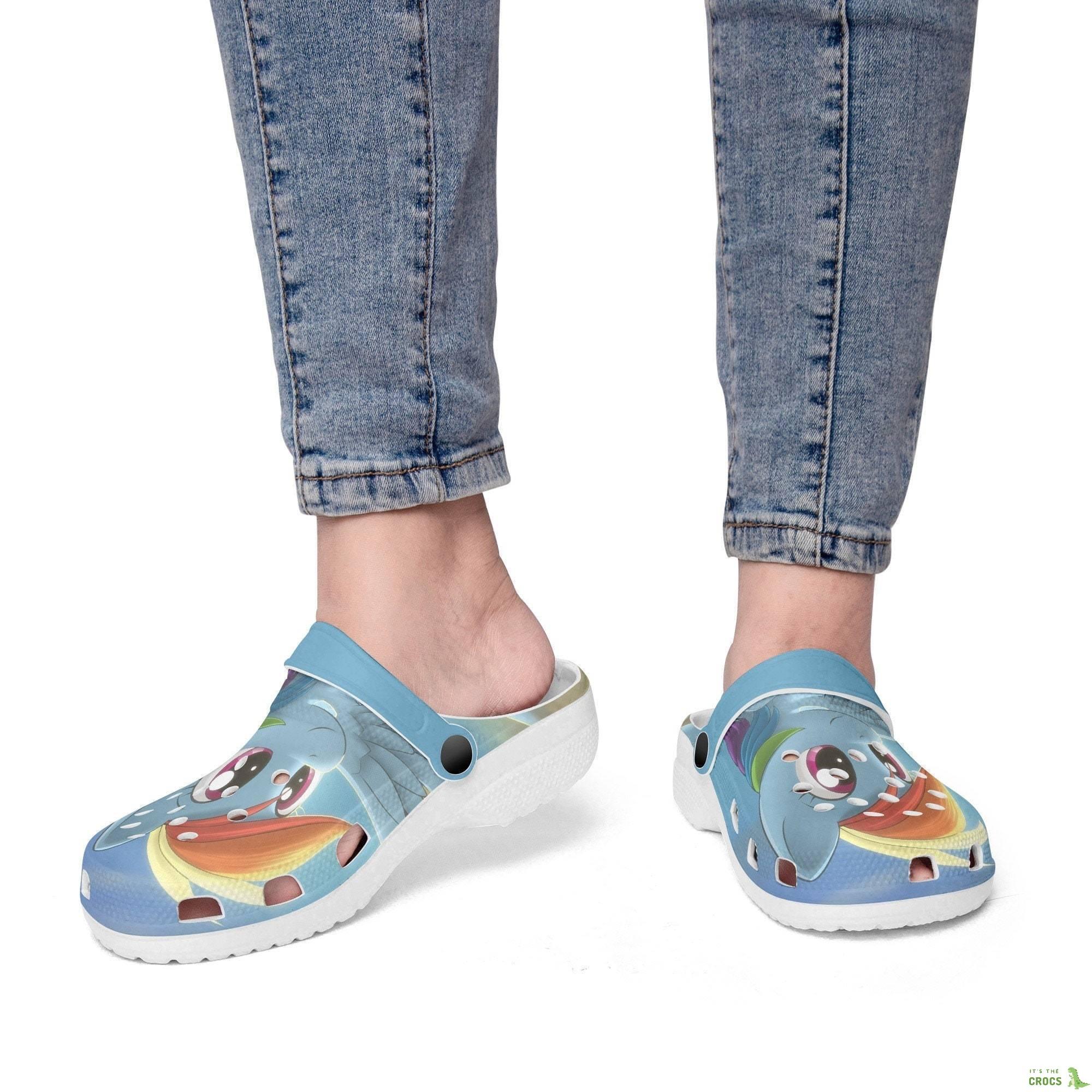 My Little Pony Clogs, Dash Looks Like Crocs Shoes, Women And Kids