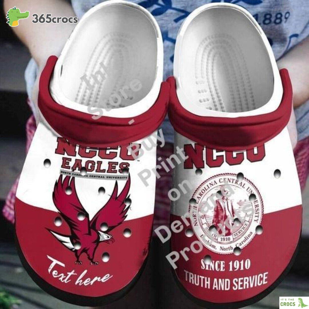 Nccu Eagles Since 1910 Truth And Service Crocs Shoes Clogs Custom Name