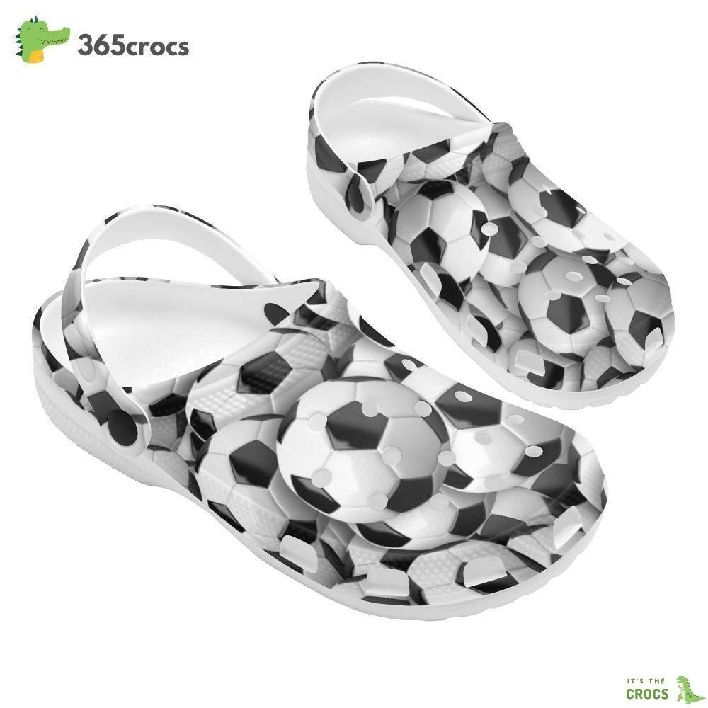 Soccer Women’s Slip-On Shoes – A Birthday Gift Your Friend Will Wear Again And Again Crocs Clog Shoes