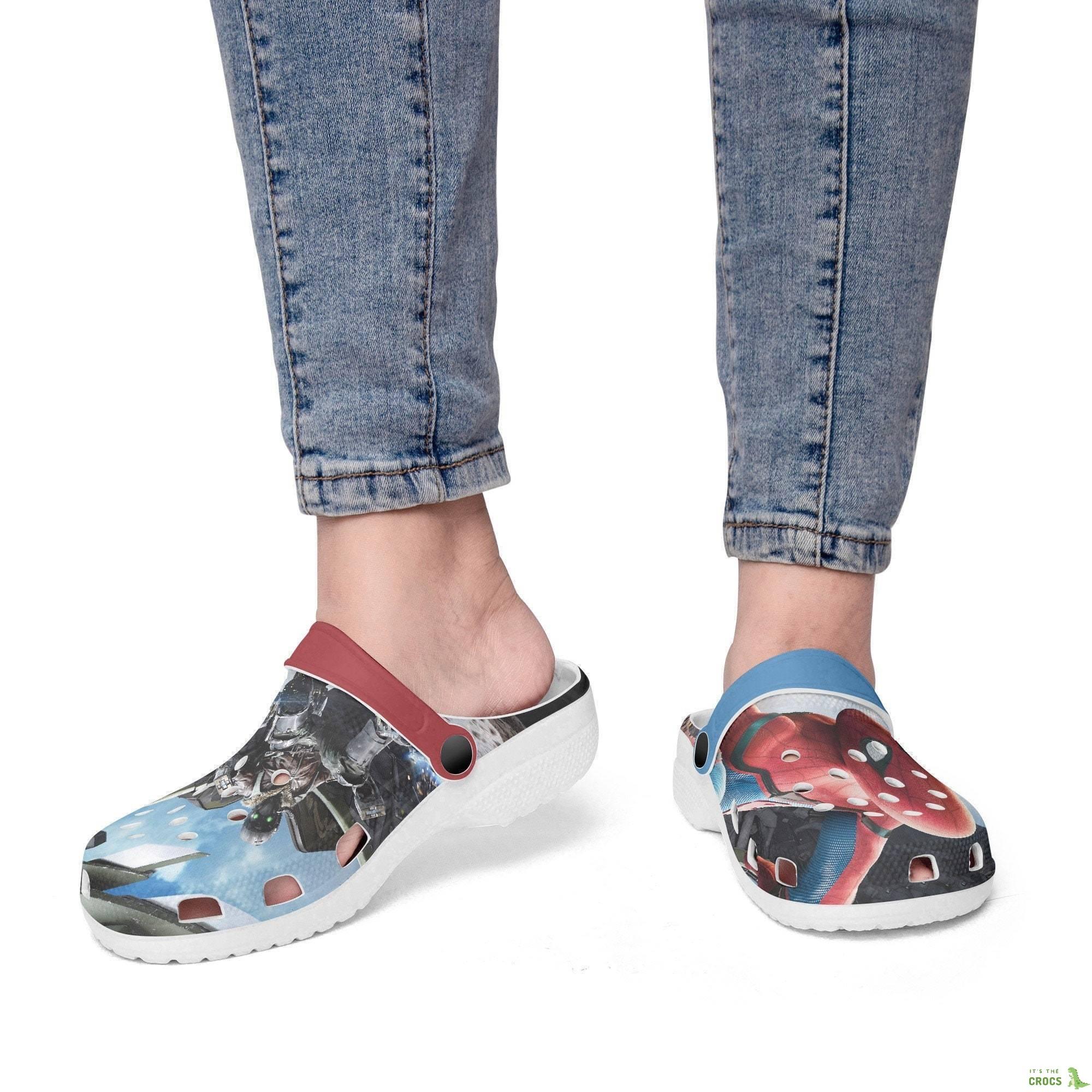 Spiderman Clogs, Spider-Man Looks Like Crocs Shoes, Women, Kids