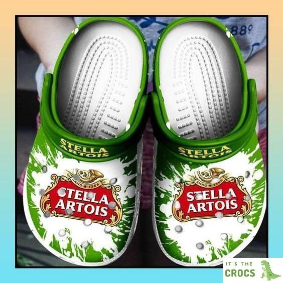 Stella Artois Crocs Shoes, Gifts For Adults Kids, Gift Birthday