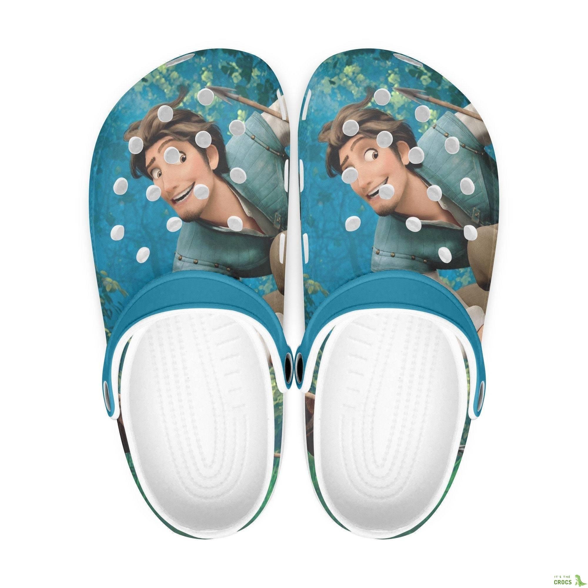 Tangled Clogs, Flynn Rider Looks Like Crocs Shoes, Women And Kids