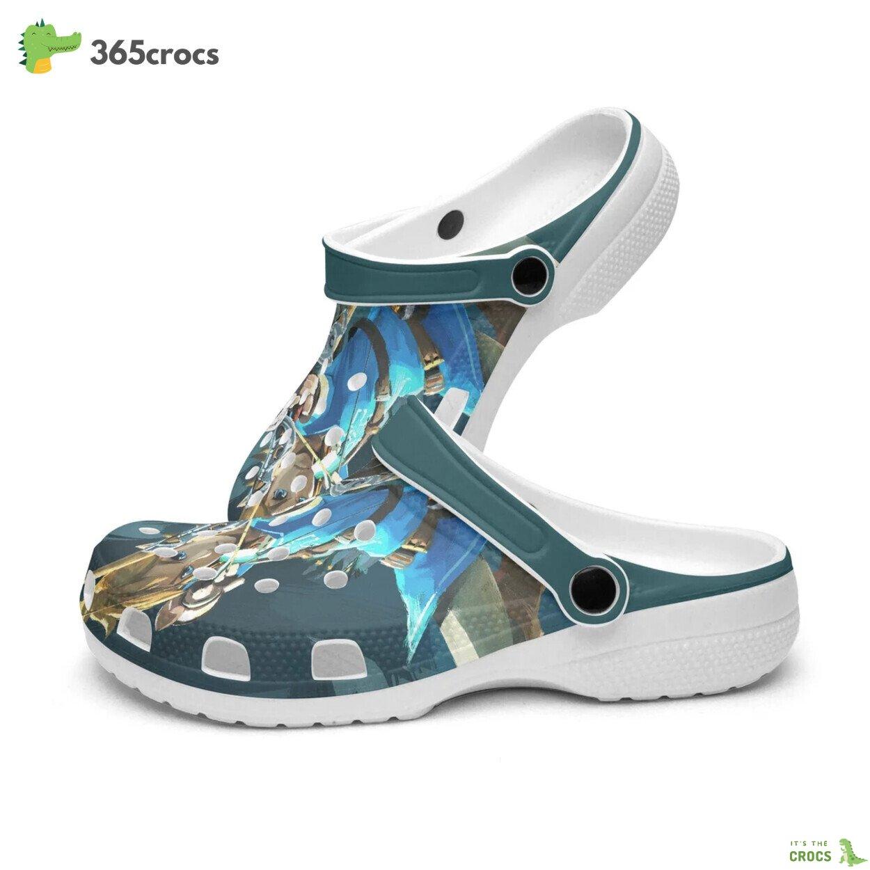 The Legend Of Zelda Tears of the kingdom Game Crocs Shoes Clogs Custom Name