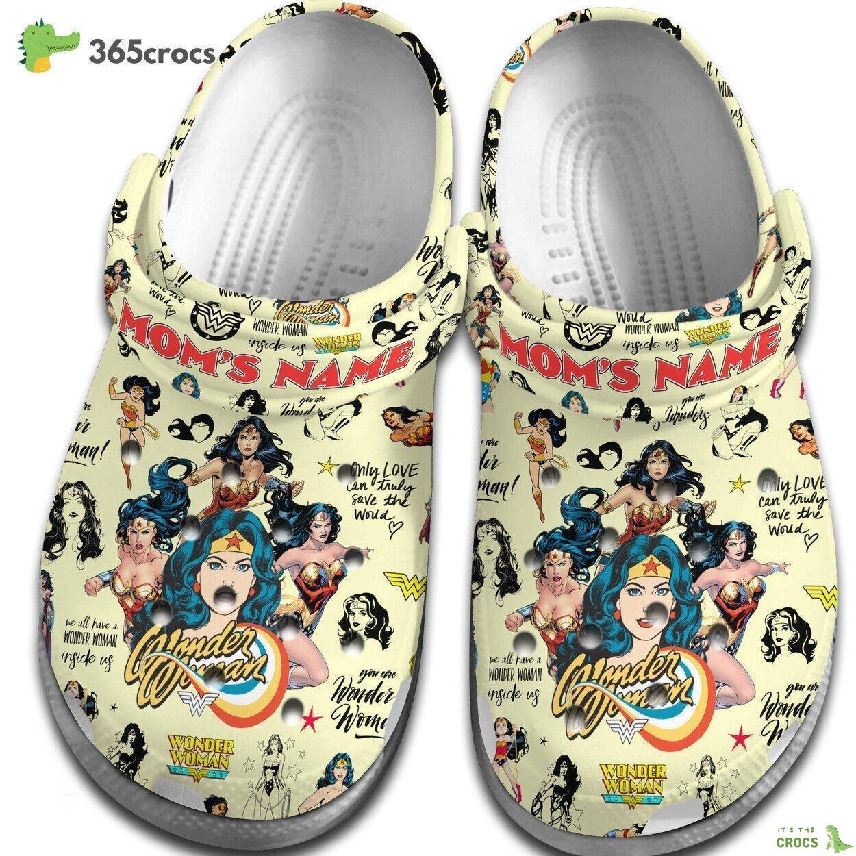 Wonder Woman Mother Day Inspired Comfort Crocs Clogs Collection