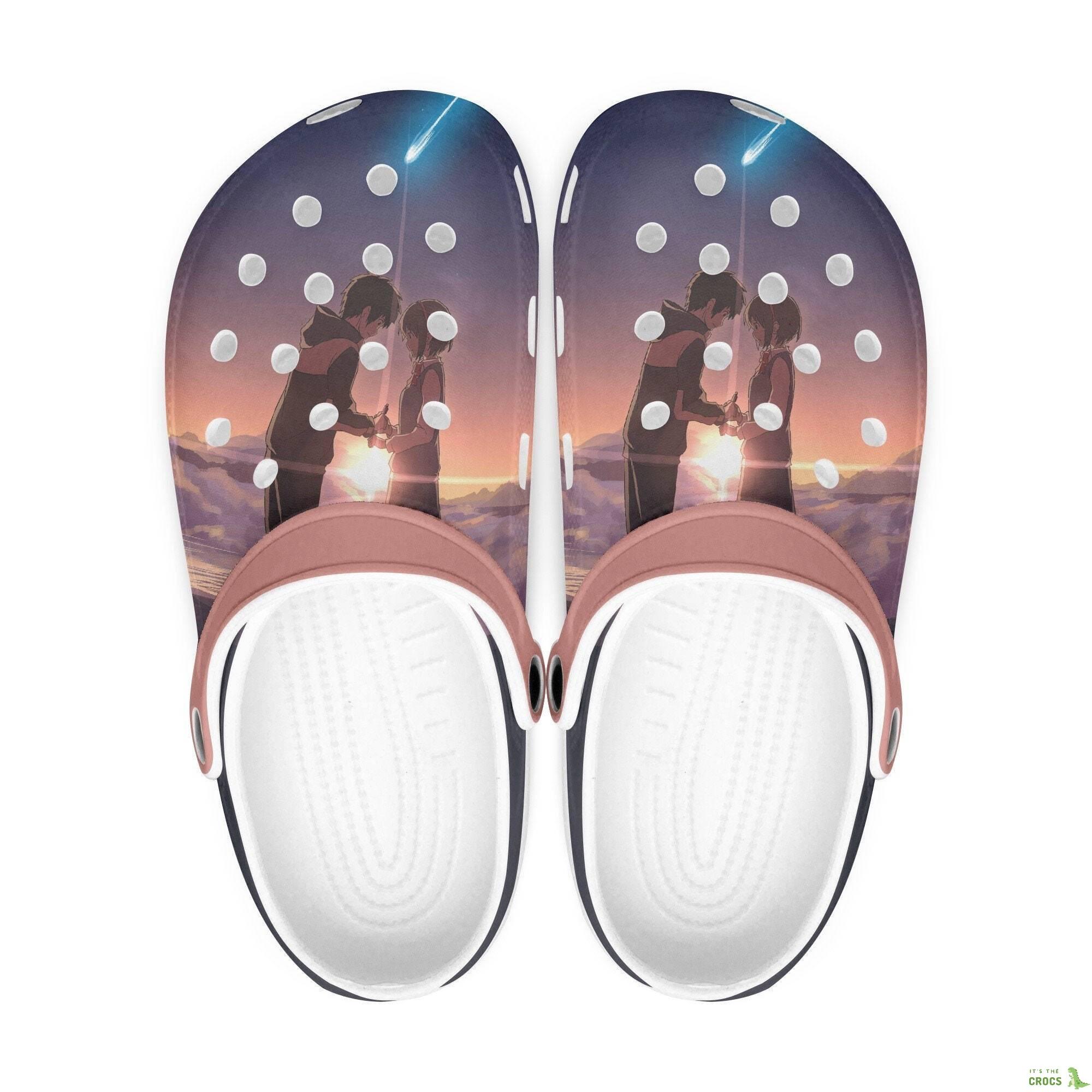 Your Name Clogs, Anime, Women And Kids, Flip Flops. Birthday Gift. Custom Clogs For Men