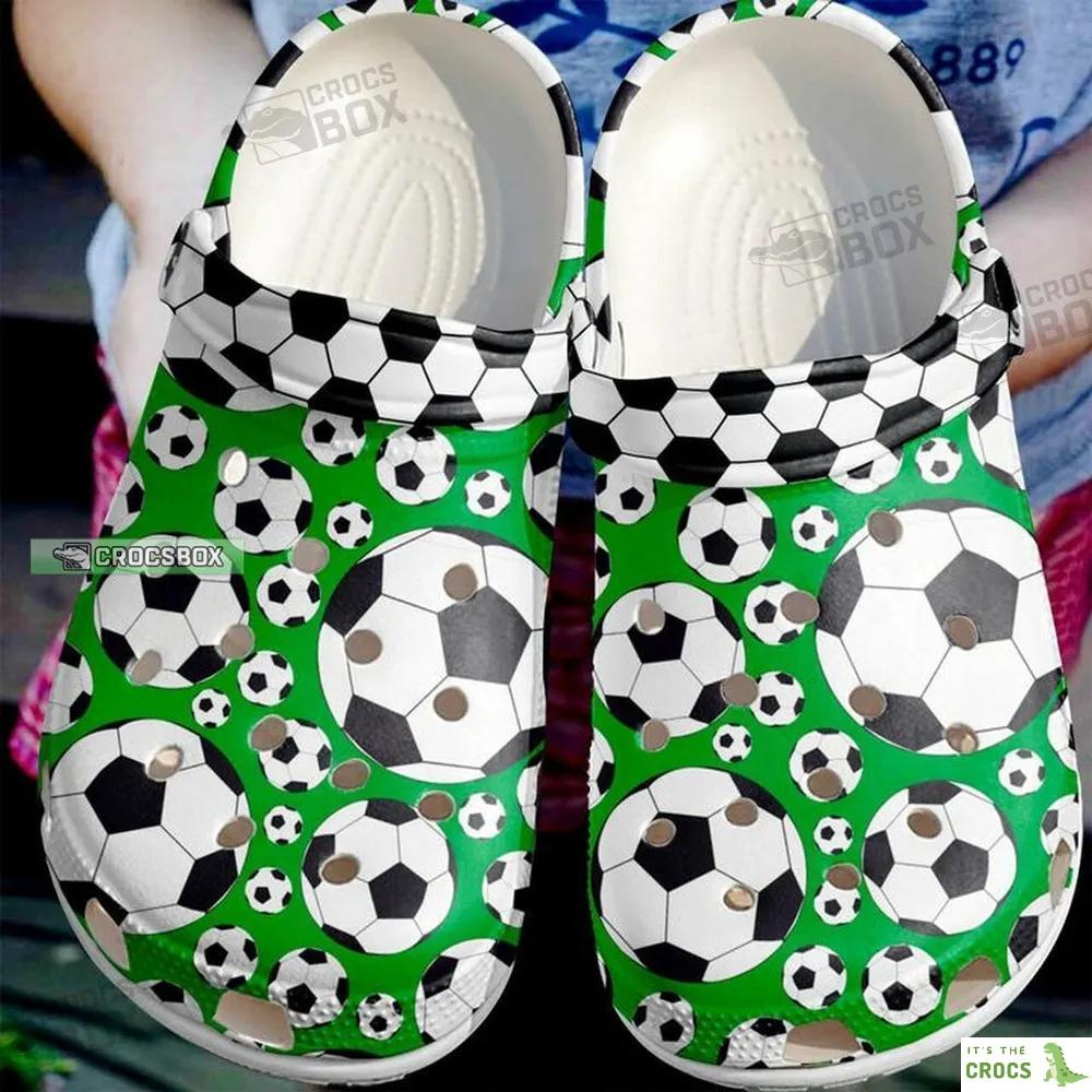 Flying Ball Soccer Crocs Shoes Footwear Soccer Gift For Boys