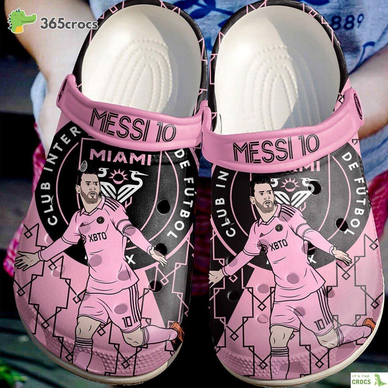Lionel Messi Soccer Edition Four Premium Comfortable Crocs Clogs Shoes Elite