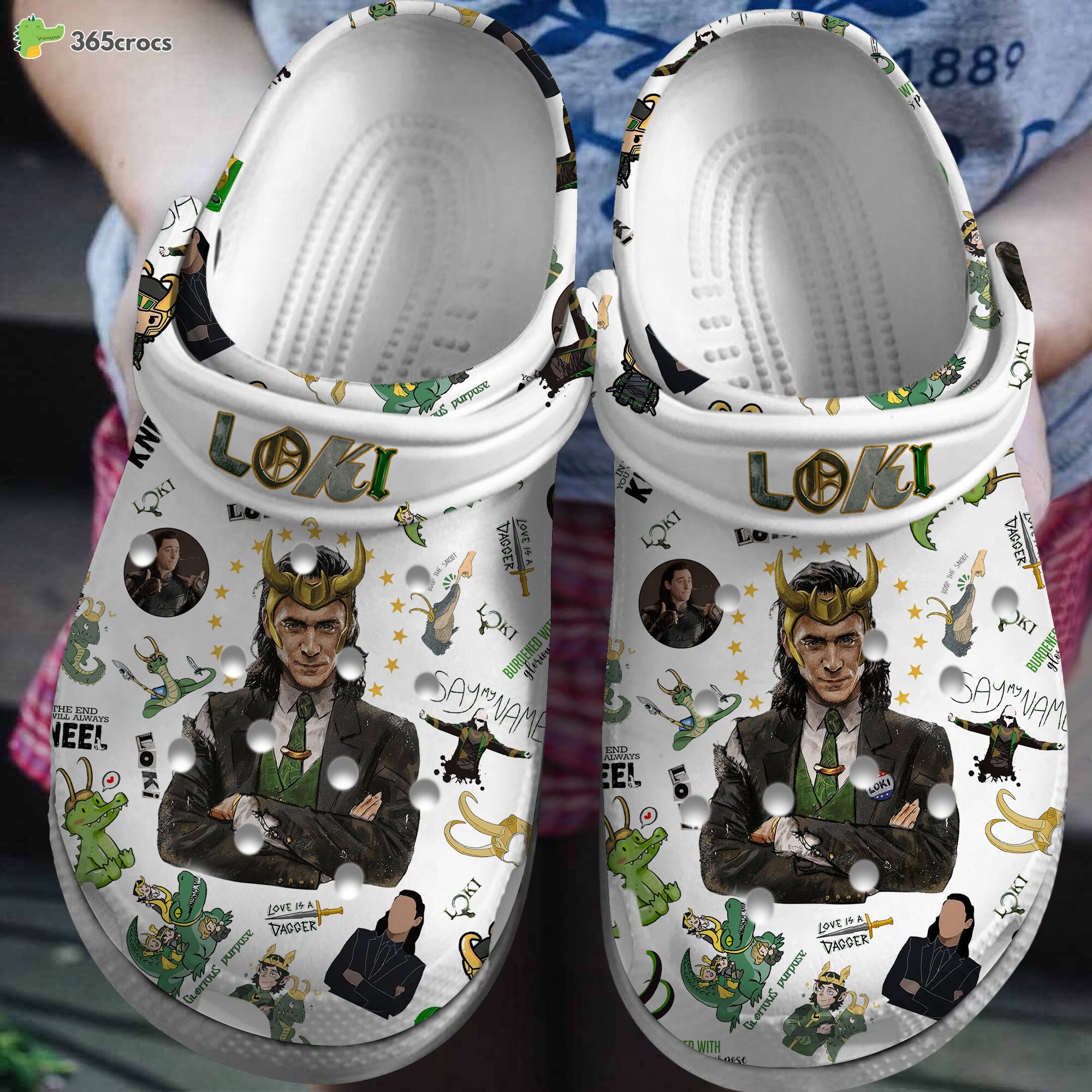 Loki TV Series Crocs Clogs Shoes Comfortable