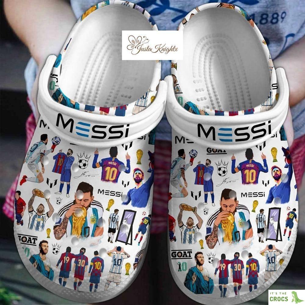Soccer Inspired Clogs Football Fan Footwear Unique Comfort Design Shoes
