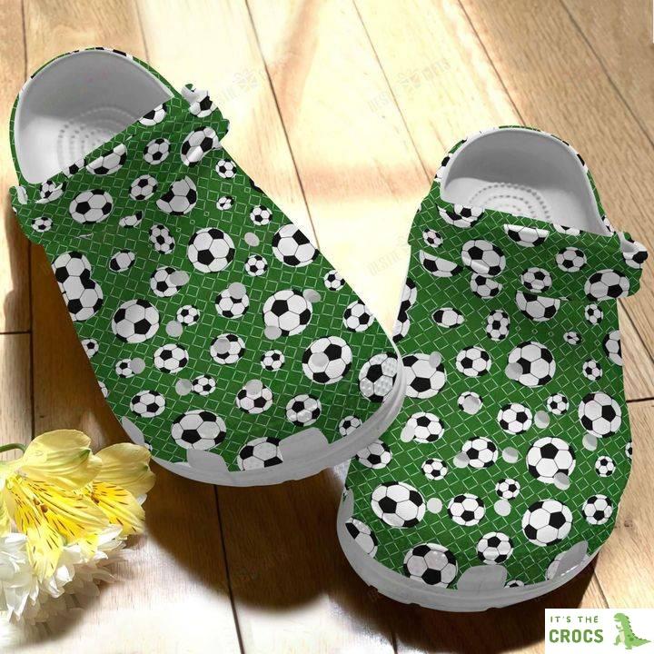 Soccer Net Crocs Classic Clogs Shoes