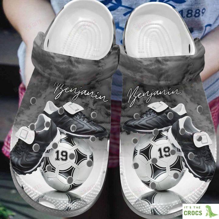 Soccer Player Crocs Classic Clogs Shoes