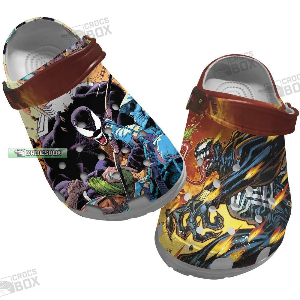 Spiderman VS Venom Crocs Shoes - Its The Crocs