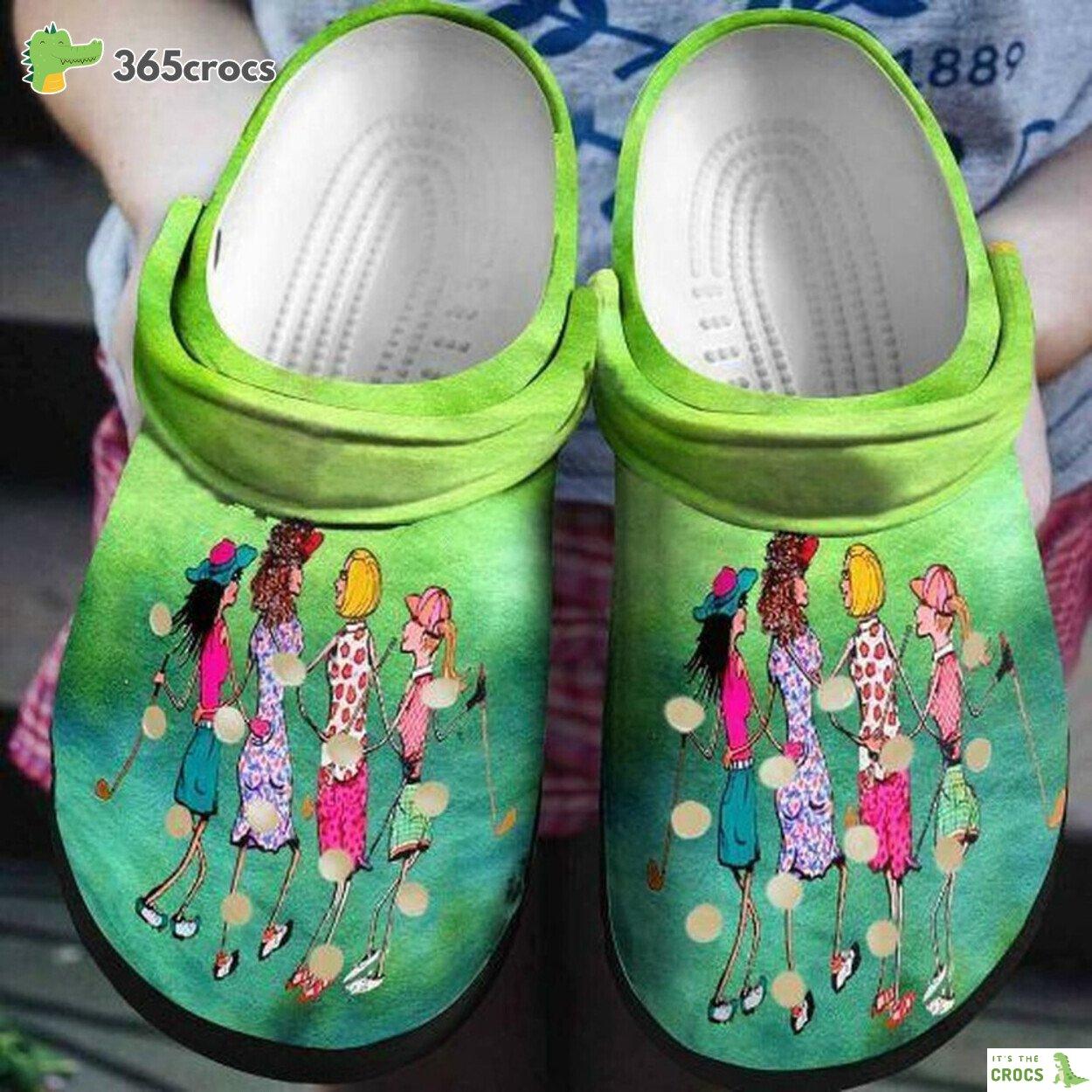 Team Golf Lovers Personalized Gift For Lover Rubber clog Shoes Comfy Footwear